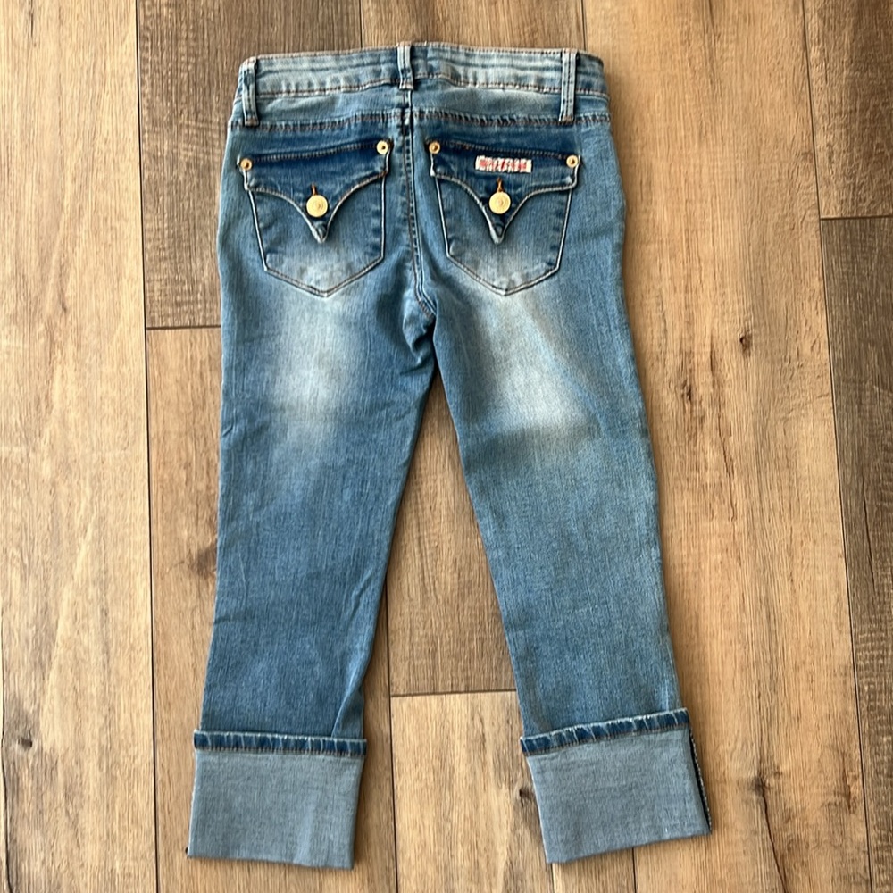 Hudson Kids Skinny Crop Jeans Girls Size 7 NWT - Picture 3 of 3
